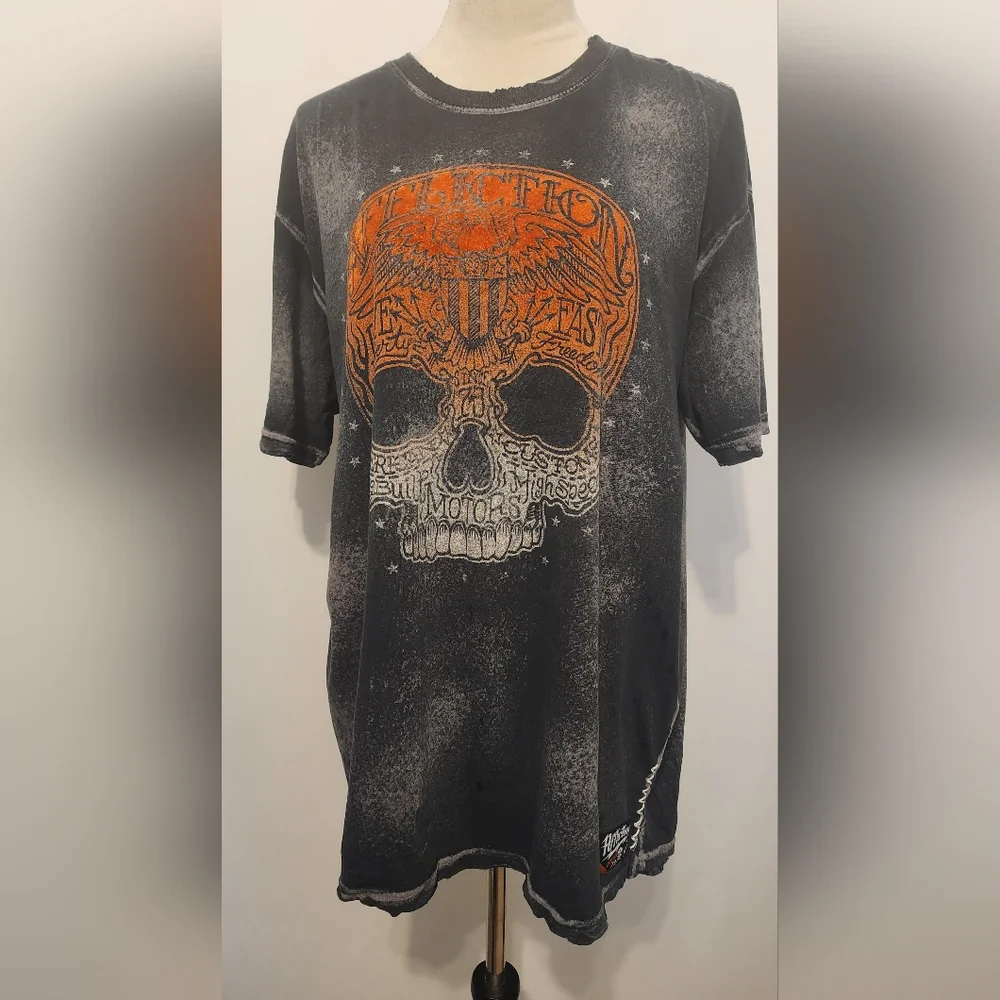 American affliction custom t shirt short sleeve - Picture 2 of 11
